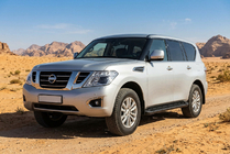 Nissan Patrol Y62 2010–2024 Allmond Black zijtreden (2 st., aluminium) foto 2
