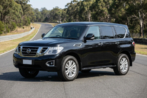 Nissan Patrol Y62 2010–2024 Allmond Black zijtreden (2 st., aluminium) foto 1