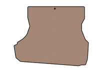 Opel Vectra B 1995–2002 Rubberen kofferbakmat Carsuit (SD, beige) foto 1
