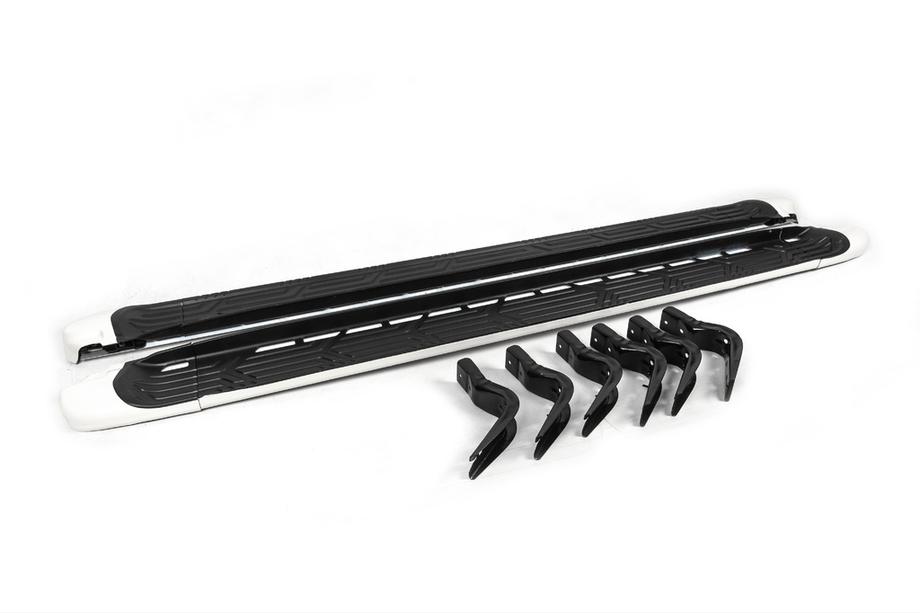 Nissan Patrol Y62 2010–2024 OEM zijtreden (set van 2, aluminium) Image