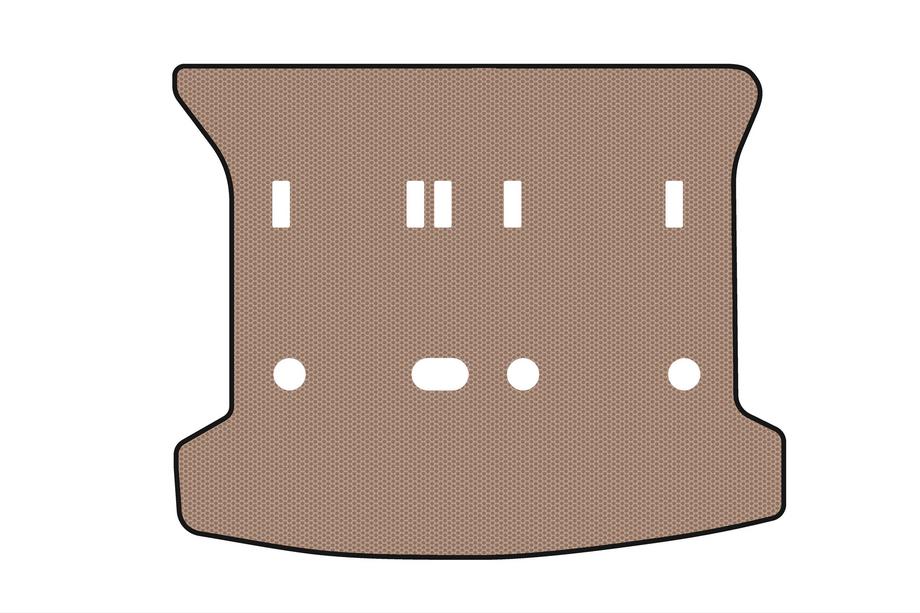 Peugeot 307 2001–2008 Rubberen kofferbakmat Carsuit (SW, beige) Image
