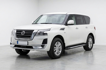 Nissan Patrol Y62 2010–2024 Line side steps (set van 2, aluminium) foto 1