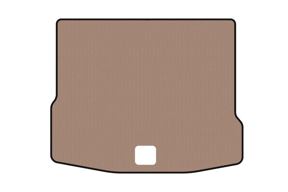 Volkswagen Tiguan 2016–2023 Rubberen kofferbakmat Carsuit V1 (VS, beige) Image