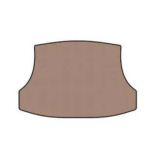 Rubberen kofferbakmat Carsuit (2012-2015, beige)