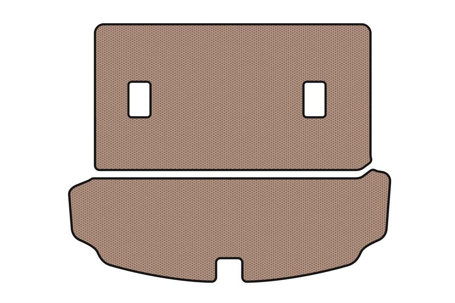 Acura MDX 2007–2013 Rubberen kofferbakmat Carsuit V-2 (Beige) Image