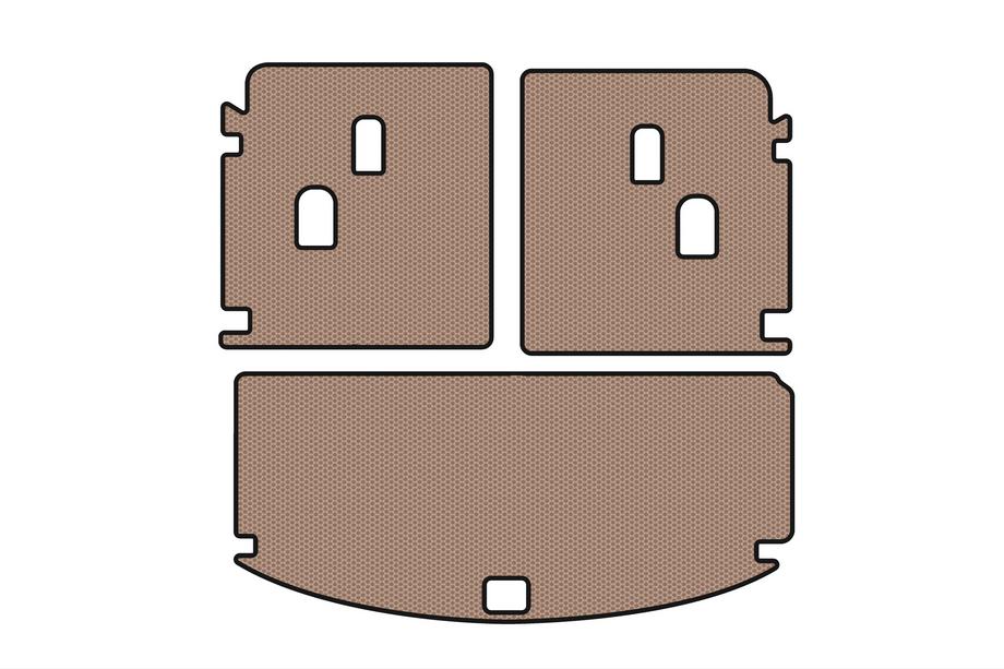 Acura MDX 2013–2020 Rubberen kofferbakmat Carsuit V-2 (Beige) Image