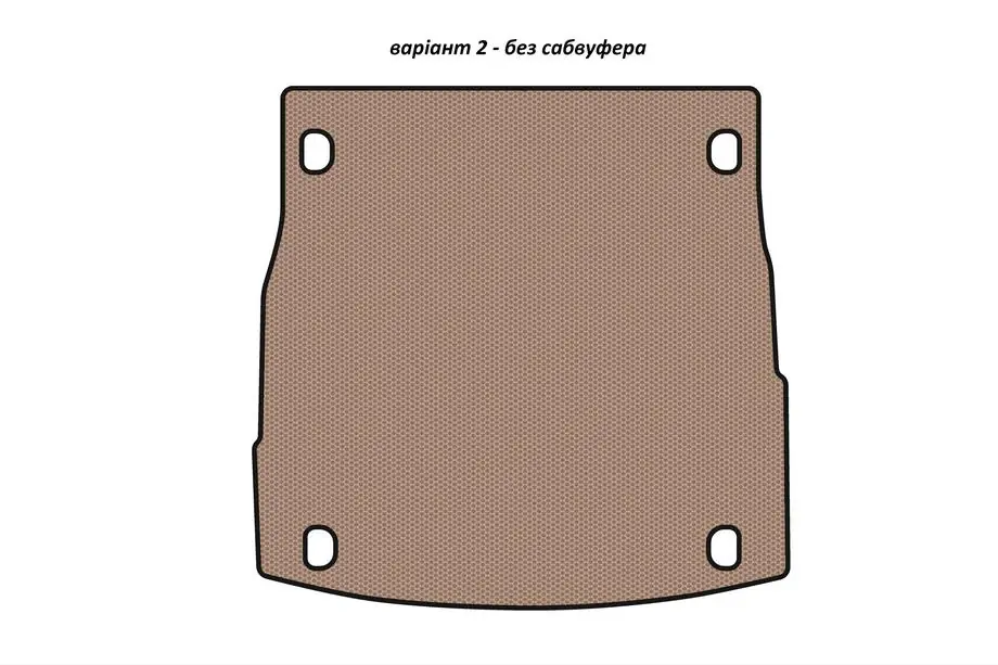 Alfa Romeo Stelvio 2016– Rubberen kofferbakmat Carsuit V-2 (zonder subwoofer, beige) Image