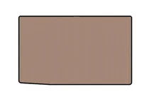 Audi A2 1999–2005 Rubberen kofferbakmat Carsuit V-2 (HB, beige) foto 1