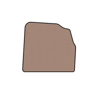Rubberen kofferbakmat Carsuit (Sedan, beige)