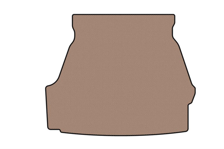 BMW 5 Serie E34 1988–1995 Rubberen kofferbakmat Carsuit V-2 (SD, beige) Image