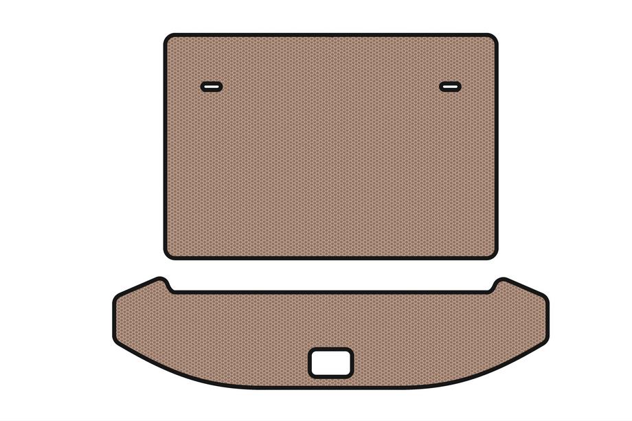 Jetour X70 2018– Rubberen kofferbakmat Carsuit (3 rijen, beige) Image