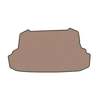 Rubberen kofferbakmat Carsuit (met uitsparing voor gasfles, SD, beige)