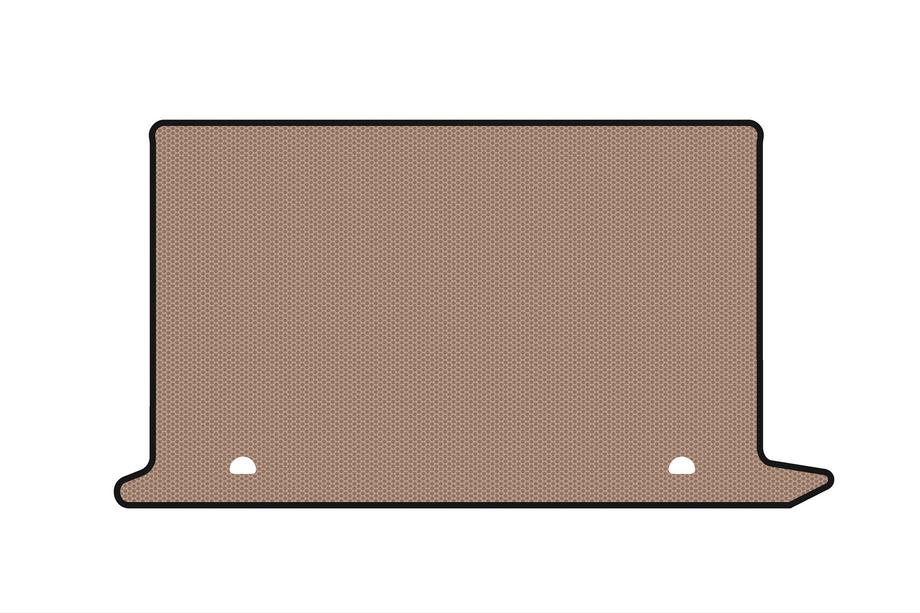 Fiat Doblo II 2010–2022 Rubberen kofferbakmat Carsuit V2 (Beige) Image