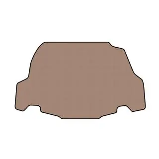 Rubberen kofferbakmat Carsuit (2009-2014, GT, Cabriolet, beige)