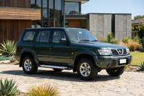 Nissan Patrol Y61 1997–2011 X5-type zijtreden (set van 2, aluminium) foto 1