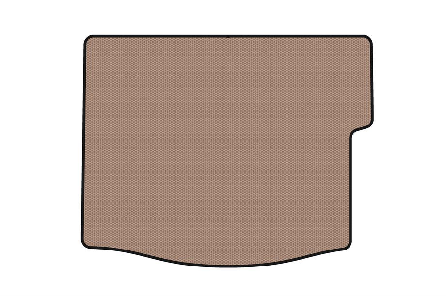Ford Focus III 2011–2017 Rubberen kofferbakmat Carsuit (met subwoofer, HB, beige) Foto 1
