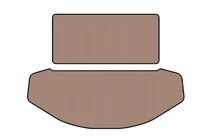 Mazda CX-9 2017– Rubberen kofferbakmat Carsuit (rugleuning + kofferbak, 7-zitter, beige) foto 1