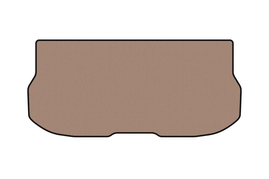 Nissan Quest 2011–2017 Rubberen kofferbakmat Carsuit (met 3e rij, 7-zitter, beige) Image