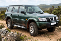 Nissan Patrol Y61 1997–2011 Side steps Line (2 stuks, aluminium) foto 1