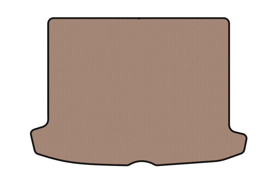 Renault Clio IV 2012–2019 Rubberen kofferbakmat Carsuit V2 (SW, beige) Foto 1