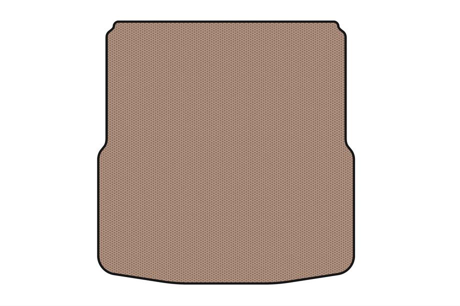 Skoda Superb 2009–2015 Rubberen kofferbakmat Carsuit (dubbele laadvloer, SW, beige) Image