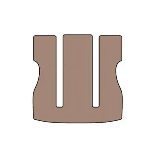 Rubberen kofferbakmat Carsuit 2004-2008 (Beige) Ssang Yong Rodius foto 1