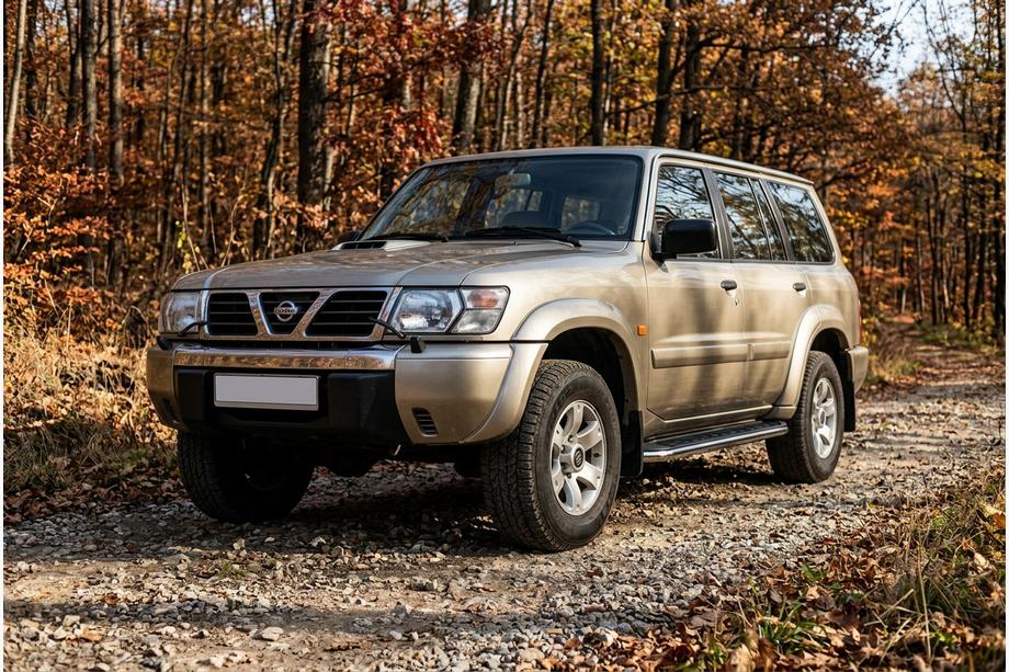 Nissan Patrol Y61 1997–2011 Maydos V1 zijtreden (set 2 stuks, aluminium + RVS) Image