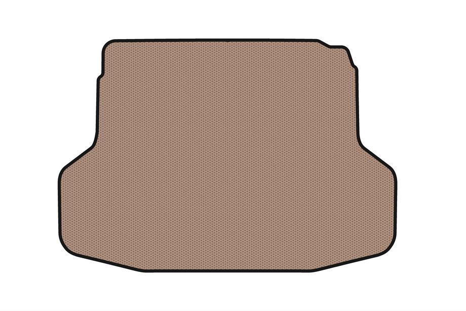 Honda Civic Sedan VII 2001–2006 Rubberen kofferbakmat Carsuit (Coupé, beige) Foto 1