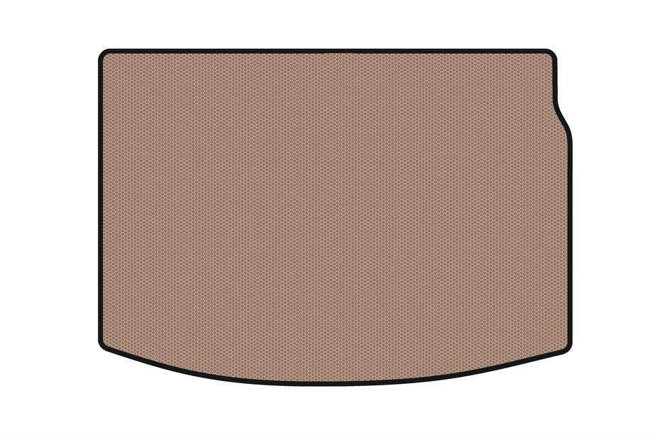 Renault Megane III 2009–2016 Rubberen kofferbakmat Carsuit (HB, beige) Image