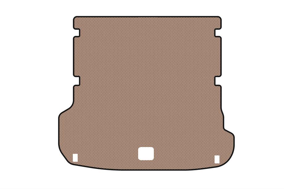 Audi Q7 2015–2026 Rubberen kofferbakmat Carsuit (7-zits, beige) Image