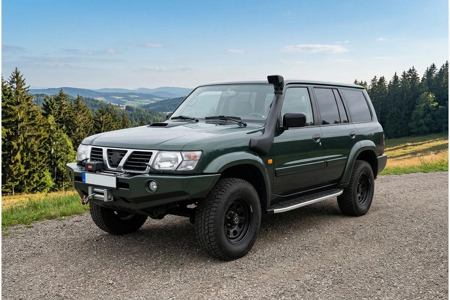 Nissan Patrol Y61 1997–2011 Fullmond side steps (2 stuks, aluminium) Image