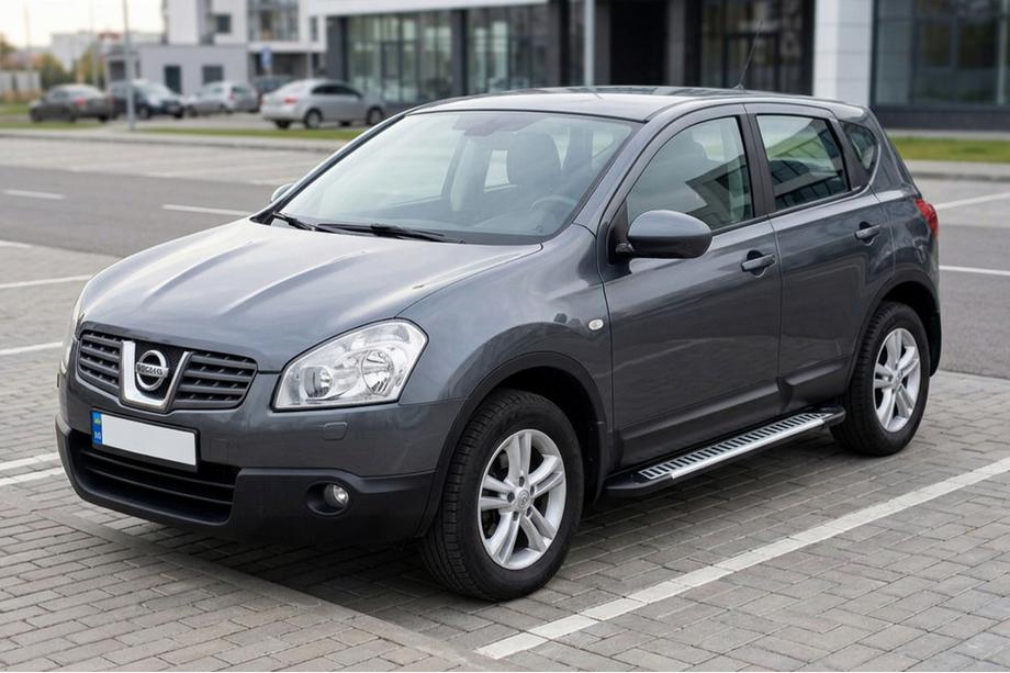 Nissan Qashqai 2007–2010 Side steps Line (2 stuks, aluminium) Image
