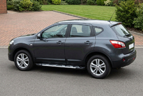 Nissan Qashqai 2010–2014 Sunrise side steps (set van 2, aluminium) foto 1