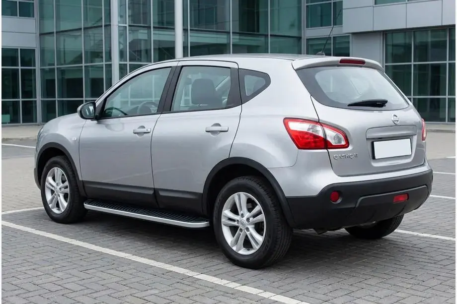 Nissan Qashqai 2010–2014 Side steps Tayga Grey (2 stuks, aluminium) Image