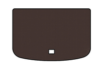 Audi A1 2010–2018 Rubberen kofferbakmat Carsuit (HB, 3-deurs, bruin) foto 1