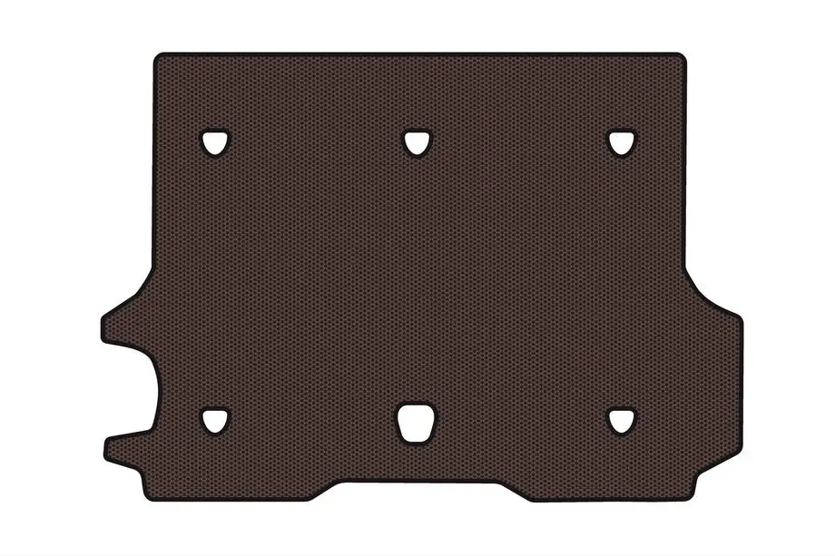 Chevrolet Trailblazer 2002–2012 Rubberen kofferbakmat Carsuit (Bruin) Image