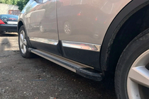 Nissan Qashqai 2014–2021 Rainbow zijtreden (set van 2, aluminium) foto 2