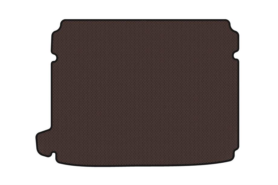 Citroen DS-4 2010–2015 Rubberen kofferbakmat Carsuit (HB, voor facelift, bruin) Foto 1