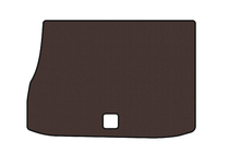 Citroen DS-5 2011–2015 Rubberen kofferbakmat Carsuit (HB, Hybrid/automaat, bruin) foto 1