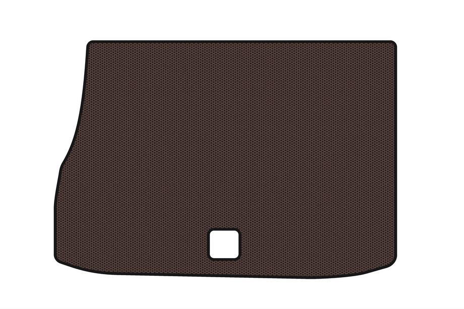 Citroen DS-5 2011–2015 Rubberen kofferbakmat Carsuit (HB, Hybrid/automaat, bruin) Image