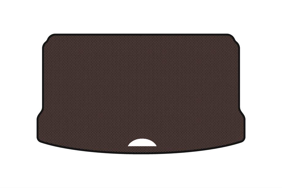 Mini Cooper F55/56/57 2014–2023 Rubberen kofferbakmat Carsuit (voor S F55, 5-deurs, bruin) Foto 1