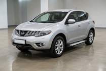 Nissan Murano 2008–2014 Zijsteps Allmond Grey (2 stuks, aluminium) foto 1