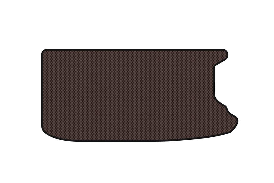 Fiat 500/500L 2013–2022 Rubberen kofferbakmat Carsuit (voor 500, Elektro, bruin) Foto 1