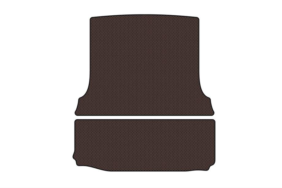 Fiat Fiorino/Qubo 2008–2024 Rubberen kofferbakmat Carsuit (Cargo, bruin) Foto 1