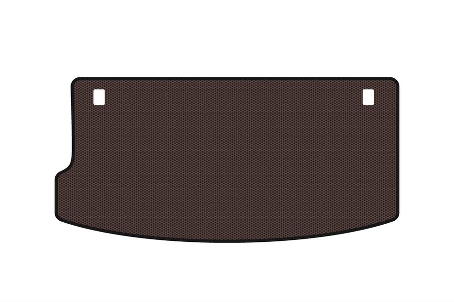 Hyundai I-10 2008–2013 Rubberen kofferbakmat Carsuit (HB, bruin) Foto 1