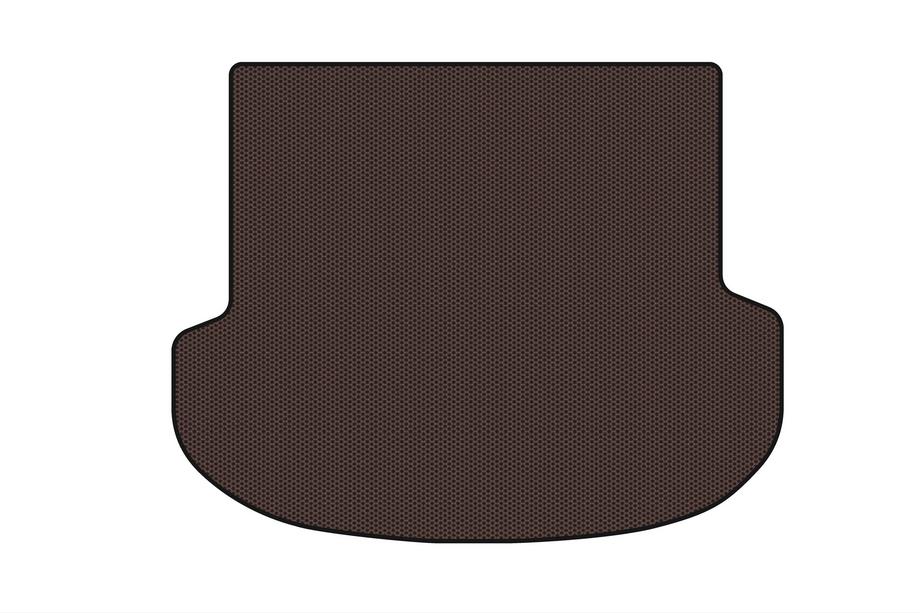 Hyundai Santa Fe 4 2018–2023 Rubberen kofferbakmat Carsuit (2020-2023, bruin) Image