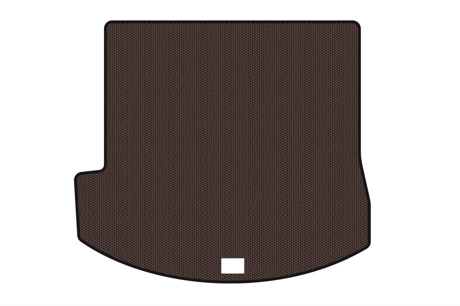 Hyundai Santa Fe 4 2018–2023 Rubberen kofferbakmat Carsuit (voor Grand, bruin) Image