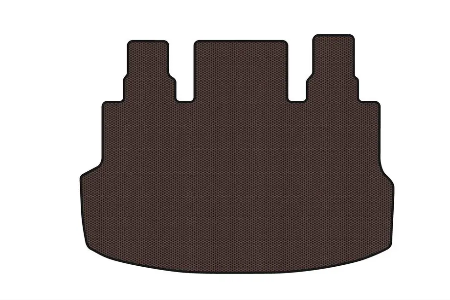 Hyundai Staria 2021– Rubberen kofferbakmat Carsuit (1+1,5/9-persoons, bruin) Image