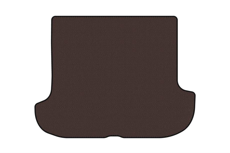 Hyundai Terracan 2001–2007 Rubberen kofferbakmat Carsuit (Bruin) Foto 1