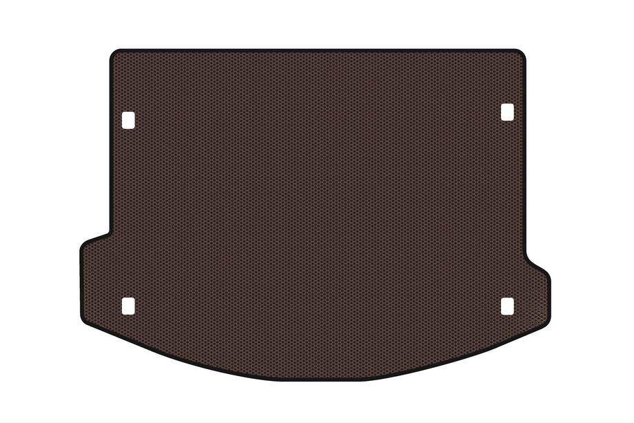 Jaguar E-Pace 2017–2024 Rubberen kofferbakmat Carsuit (Bruin) Foto 1